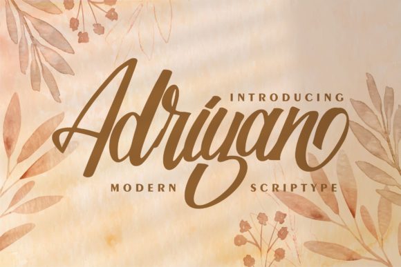 Adriyan Script Font for Elegant Digital Branding