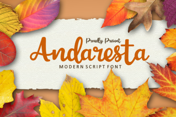 Andaresta: An Elegant Script Handwritten Font for Editorial Design
