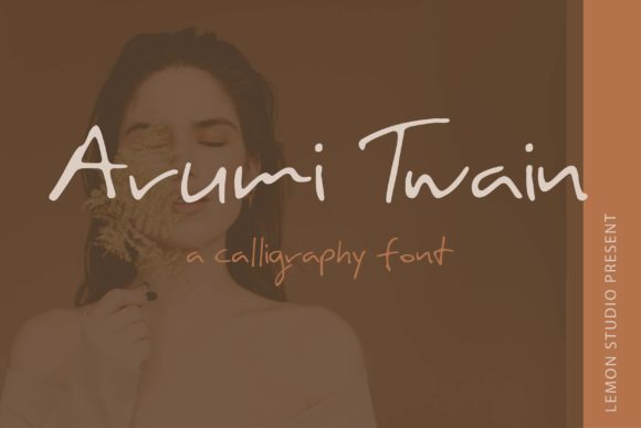 Arumi Twain: A Chic Script Handwritten Font for Makers