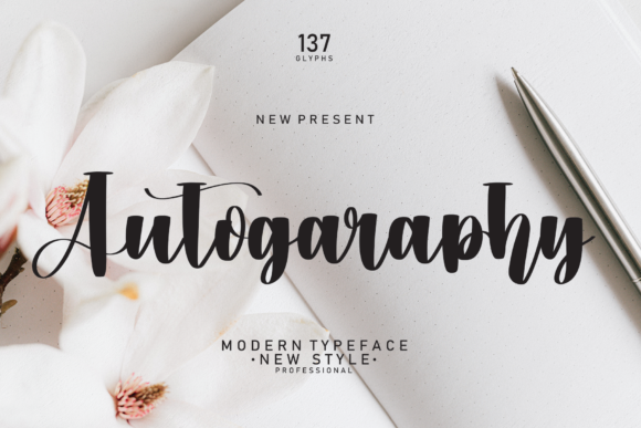 Autogaraphy: An Elegant Script Font for Polished Branding