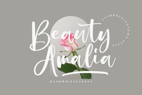 Beauty Amalia Script Font for Handmade Creators