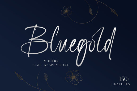 Bluegold Script Font for Polished Brand Visuals