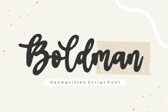 Boldman Script Font for Polished Brand Identity
