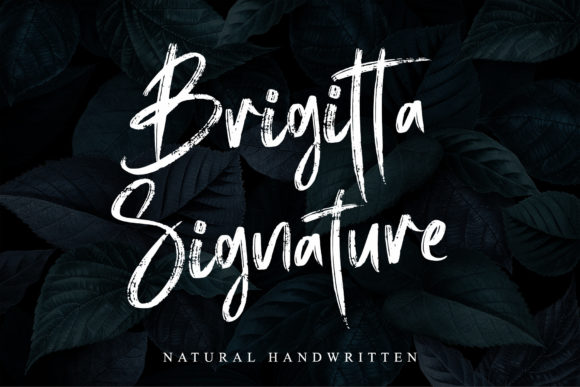 Brigitta Signature: A Thin Lettered Script Font for Editorial Elegance