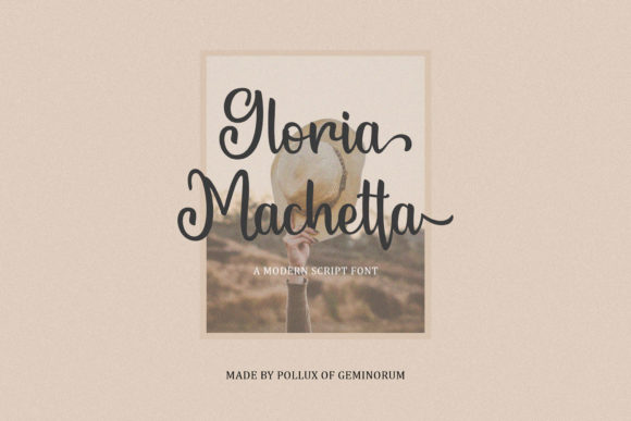 Gloria Machetta Script Font for Confident Brand Campaigns