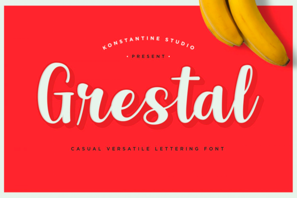 Grestal: A Romantic Script Handwritten Font for Branding