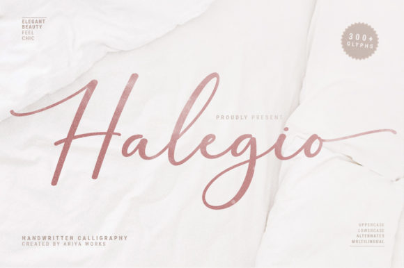 Halegio Script Font for Elegant Digital Branding
