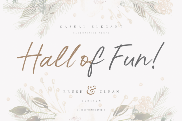 Hall of Fun: A Fast Dry Brush Handwriting Script Font for Scroll-Stopping Branding