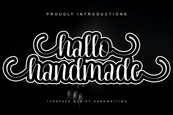 Hallo Handmade Font for Small Business Branding