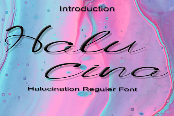 Halucina: A Thin Lettered Script Font for Elegant Digital Branding