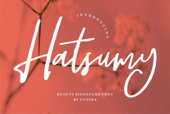 Hatsumy: A Chic Script Handwritten Font for Thoughtful Editorial Design