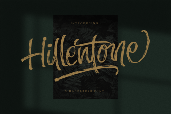 Hillentone Script Font for Handmade Creators
