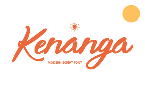 Kenanga: A Friendly Modern Script Font for Campaigns That Feel Human