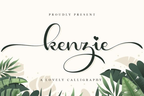 Kenzie Script Font for Handmade Creatives