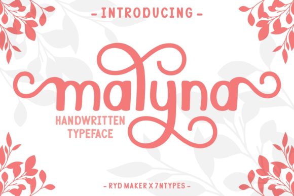 Malyna: The Elegant Script Handwritten Font for Refined Design