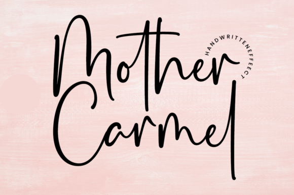Mother Carmel: An Elegant Script Handwritten Font for Thoughtful Design