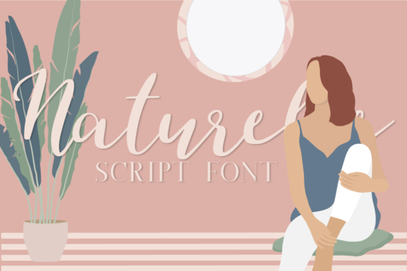 Naturelle Script Font for Small Business Branding