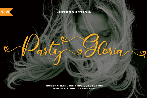 Party Gloria: Elegant Script Font for Brand Campaigns
