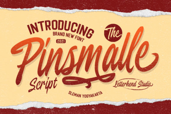 Pinsmalle Script Font for Handmade Creators