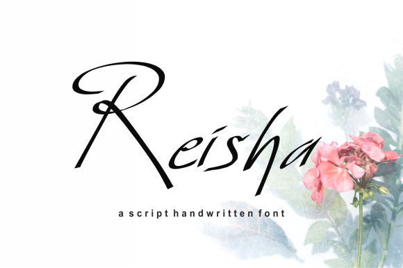 Reisha: A Chic Script Font for Editorial Elegance