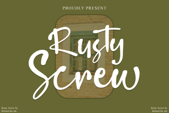 Rusty Screw: Elegant Script Font for Modern Web Design