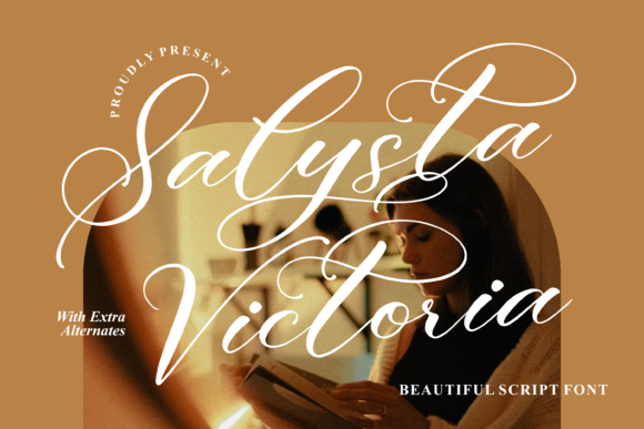 Salysta Victoria: Elegant Script Font for Small Business Branding