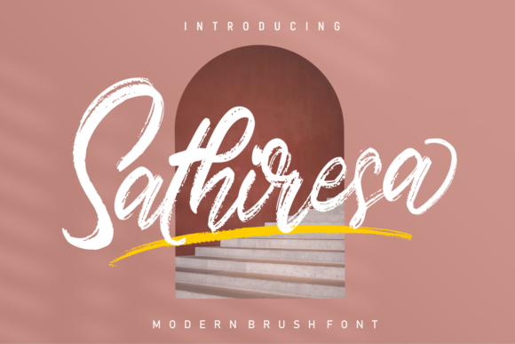 Sathiresa Script Font for Elegant, Craft-Focused Campaigns
