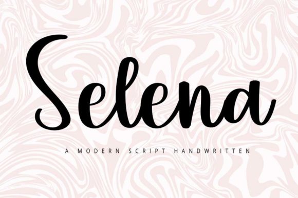 Selena Script Font for Handmade Creatives
