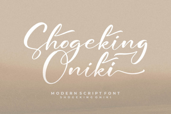 Shogeking Oniki: A Cursive Script Font for Thoughtful Editorial Design