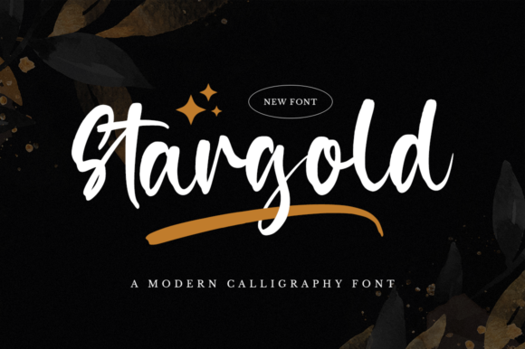 Stargold: Elegant Script Handwritten Font for Digital Design