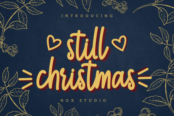 Still Christmas: A Script Handwritten Font for Joyful Editorial Moments