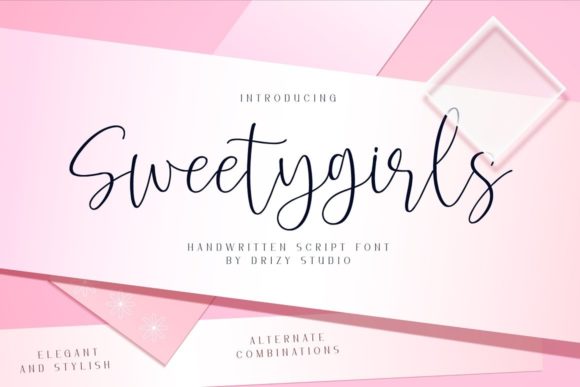 Sweetygirls Script Font for Elegant Digital Design