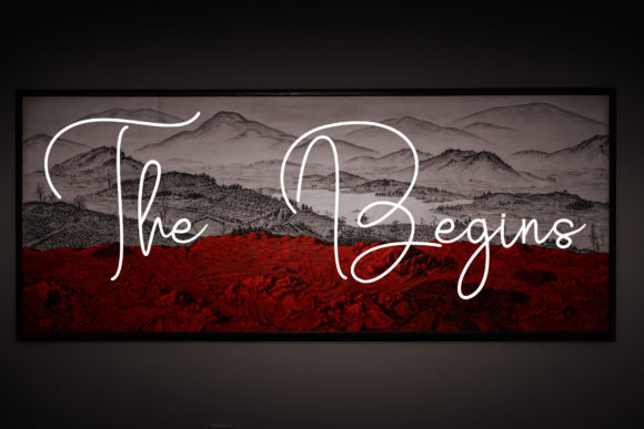 The Begins: A Refined Script Font for Editorial Elegance