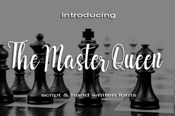 The Master Queen Script Font for Elegant Branding