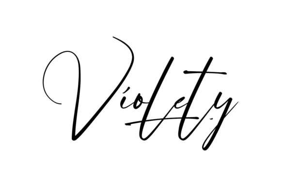 Violety Script Font for Elegant Campaign Design