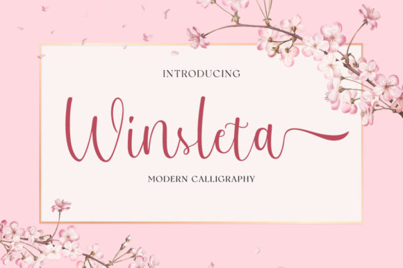 Winsleta Handwritten Font for Modern Web Design